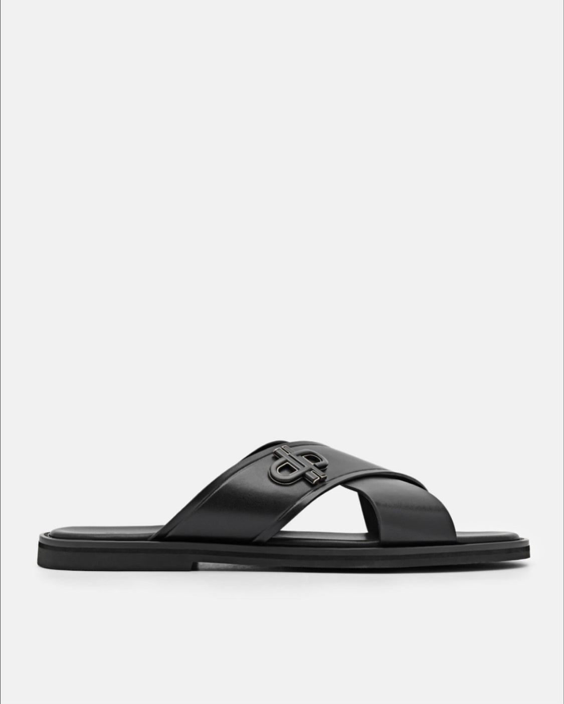 Cross-leather Valo Slides