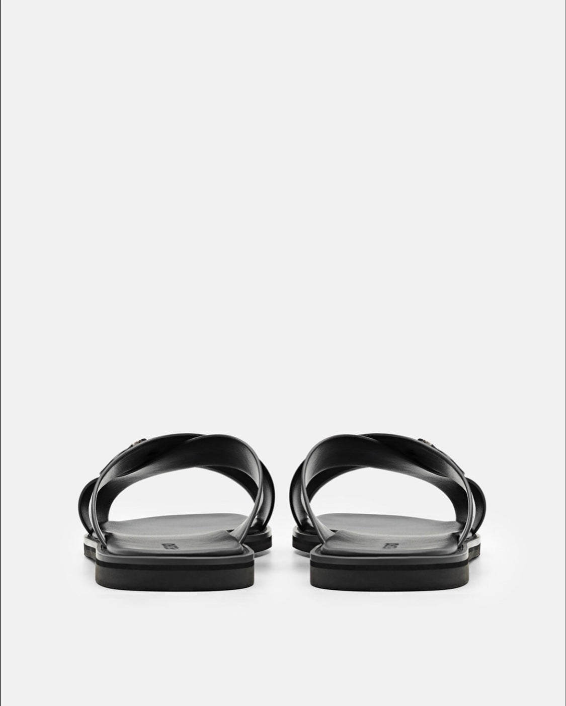 Cross-leather Valo Slides